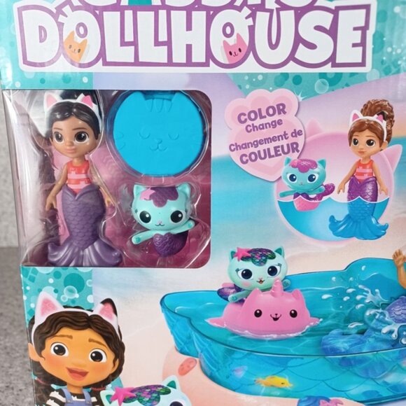 Pool Playset Gabby’s Dollhouse Doll Figures Kids Water Toy - Picture 3 of 12